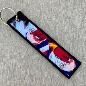 NEW My Hero Academia Shoto Todoroki Jet Tag Keychain